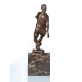 Figura Deportiva Jugador De Fútbol Home Deco Escultura De Bronce Estatua TPE-737